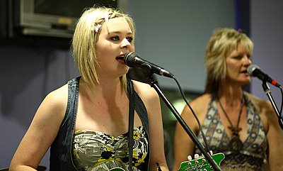 Mayalie Foodey and our host for the night, Lisa White.